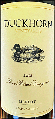 Duckhorn 2018 Three Palms Merlot