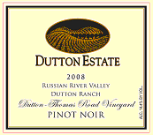 Dutton Estate 2008 Dutton Thomas Pinot Noir
