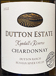 Dutton Estate 2021 Kyndall's Reserve Chardonnay