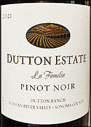 Dutton Estate 2021 La Familia Pinot Noir