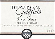 Dutton Goldfield 2009 Fox Den Pinot Noir