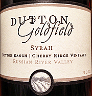 Dutton Goldfield 2012 Cherry Ridge Syrah
