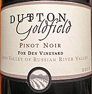 Dutton Goldfield 2012 Fox Den Pinot Noir