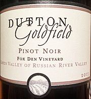 Dutton Goldfield 2013 Fox Den Pinot Noir