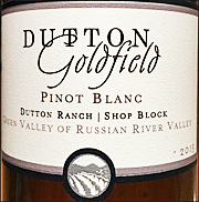 Dutton Goldfield 2015 Shop Block Pinot Blanc