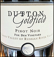 Dutton Goldfield 2019 Fox Den Pinot Noir