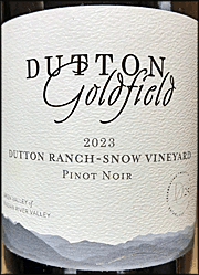 Dutton Goldfield 2023 Snow Pinot Noir