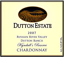 Dutton Estate 2007 Kyndalls Reserve Chardonnay