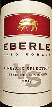 Eberle 2013 Vintage Selection Cabernet Sauvignon