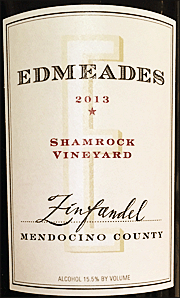 Edmeades 2013 Shamrock Vineyard Zinfandel