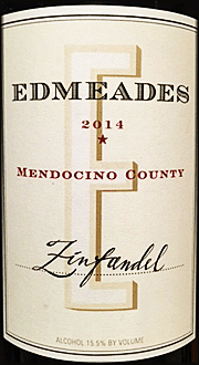 Edmeades 2014 Mendocino Zinfandel