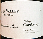 Edna Valley 2013 Heritage Winemaker Series Chardonnay
