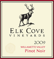 Elk Cove 2009 Pinot Noir