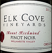 Elk Cove 2012 Mount Richmond Pinot Noir