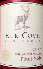 Elk Cove 2012 Willamette Valley Pinot Noir