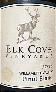 Elk Cove 2015 Pinot Blanc