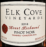 Elk Cove 2018 Mount Richmond Pinot Noir