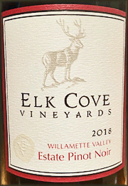 Elk Cove 2018 Pinot Noir