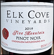 Elk Cove 2019 Five Mountain Pinot Noir
