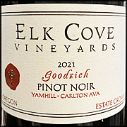Elk Cove 2021 Goodrich Pinot Noir