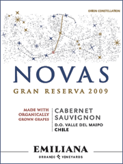 Emiliana 2009 Novas Gran Reserva Cabernet