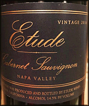 Etude 2016 Napa Valley Cabernet Sauvignon