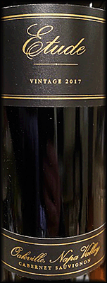 Etude 2017 Oakville Cabernet Sauvignon