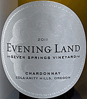 Evening Land 2011 Seven Springs Vineyard Chardonnay