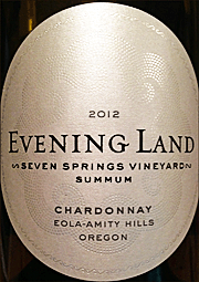 Evening Land 2012 Summum Chardonnay