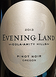 Evening Land 2013 Eola-Amity Hills Pinot Noir
