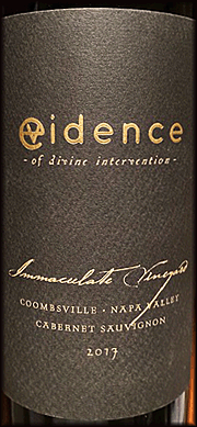 Evidence 2017 Of Divine Intervention Cabernet Sauvignon