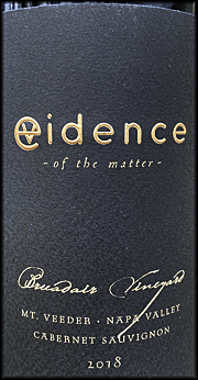 Evidence 2018 Of The Matter Cabernet