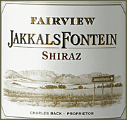 Fairview 2003 Jakkals Fontein Shiraz