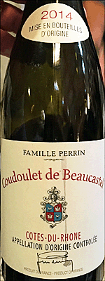 Famille Perrin 2014 Coudoulet de Beaucastel