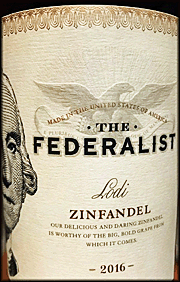 Federalist 2016 Lodi Zinfandel