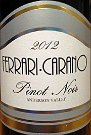 Ferrari Carano 2012 Anderson Valley Pinot Noir
