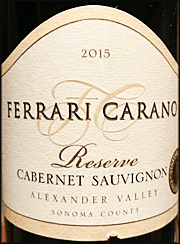 Ferrari Carano 2015 Reserve Cabernet Sauvignon