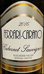 Ferrari Carano 2016 Alexander Valley Cabernet Sauvignon