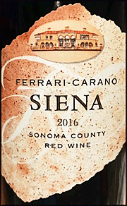 Ken S Wine Review Of 2016 Ferrari Carano Us Red Blend Siena