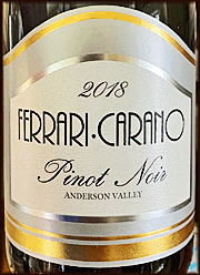 Ferrari Carano 2018 Anderson Valley Pinot Noir