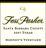 Fess Parker 2007 Rodneys Syrah