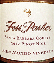 Fess Parker 2012 Bien Nacido Pinot Noir