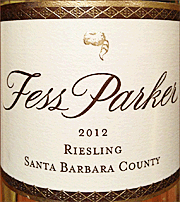 Fess Parker 2012 Santa Barbara Riesling