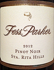 Fess Parker 2012 Sta. Rita Hills Pinot Noir
