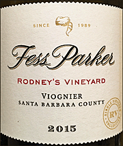 Fess Parker 2015 Rodney's Vineyard Viognier
