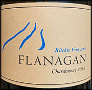 Flanagan 2016 Ritchie Chardonnay