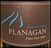 Flanagan 2016 Sun Chase Vineyard Pinot Noir