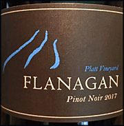 Flanagan 2017 Platt Vineyard Pinot Noir