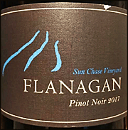 Flanagan 2017 Sun Chase Pinot Noir