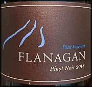 Flanagan 2018 Platt Vineyard Pinot Noir